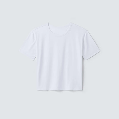 Women's Relaxed Merino Crew Neck T-Shirt