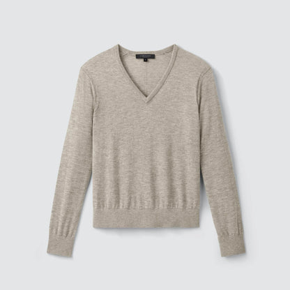 Women's Merino V-Neck Sweater