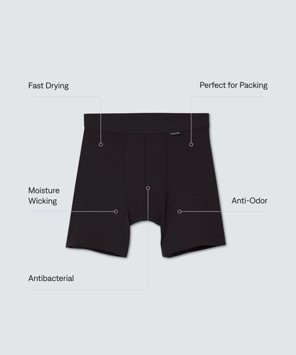 Men's Merino Wool Boxer Briefs