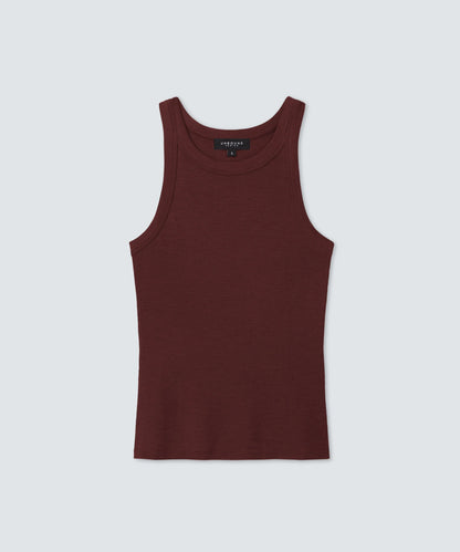Women's Merino Rib Racer Tank